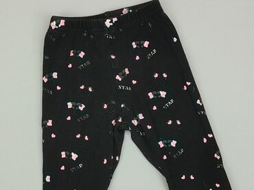 czarny kombinezon hm: Leggings, 3-6 months, condition - Good