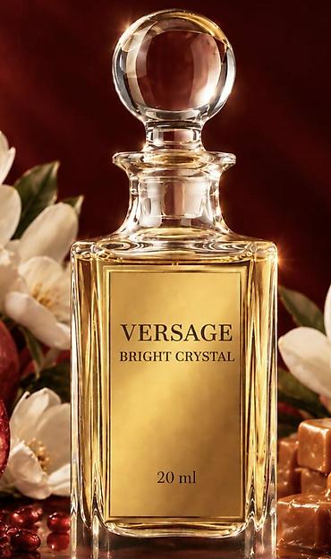 randm crystal: Məhsul: VERSAGE Bright Crystal — 20 ml Təsvir: - Zərif, şəffaf şüşə — 1