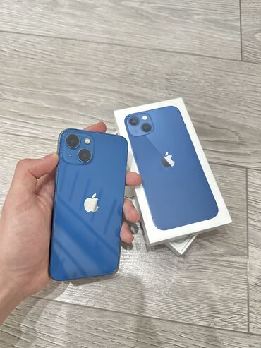 Apple iPhone: IPhone 13, Б/у, 128 ГБ, Синий, Коробка, 82 %