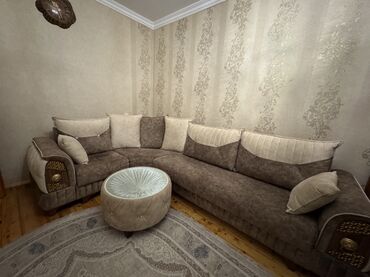 купить диван бу в баку: Künc divan, Açılmayan, Bazasız, Parça, Çatdırılma yoxdur