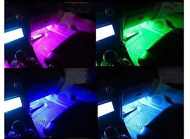 ajkula antena za auto: AUTO LED RGB UNUTRASNJE OSVETLJENJE AUTOMOBILA DEKORACIJA | Auto LED — 5