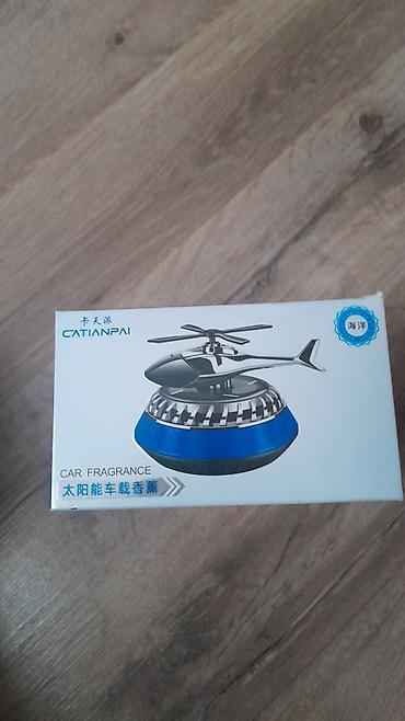 pribor 07: CATIANPAI avtomobil ətirləndiricisi – heliokopter formalı, mavi-gümüş — 4