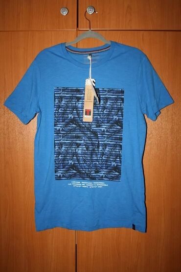 Men's T-shirt L (EU 40), xρώμα - Μπλε