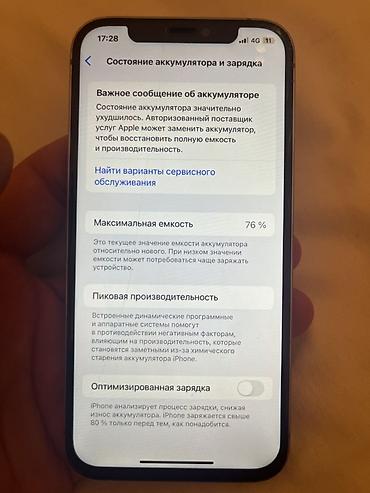 Apple iPhone: IPhone 12, Б/у, 128 ГБ, Зарядное устройство, Защитное стекло, Чехол, 77 % — 8