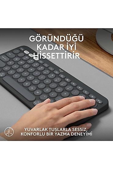 ipad 128gb: ⚫️Logitech K380s Pebble Keys 2 (Siyah) - Logitech şirkətinin yeni — 4