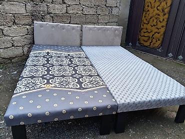tek carpayilar: Təzə çarpayılar. Taxtadan yıgılır ustu dikdən. 2 sm maçalkası var — 9