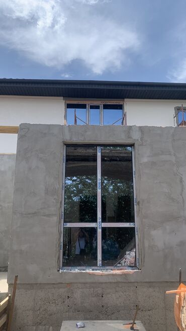 Алюминиевые окна на заказ: Алюминиевое окно на заказ, Тип окна: Витражные, Бесплатная установка, Без рассрочки — 10