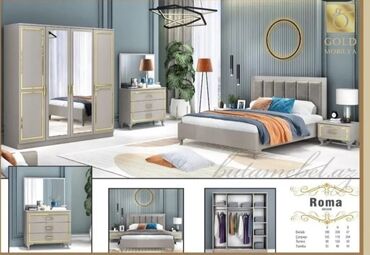 Yataq otağı dəstləri: 2 təknəfərlik çarpayı, Dolab, Komod, Termo, Rusiya, Yeni — 3