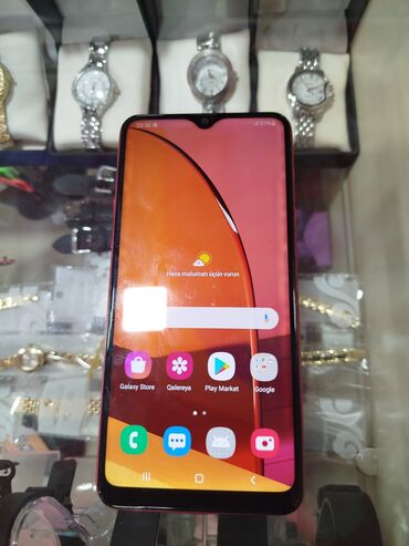 Samsung: Samsung Galaxy A20s, 64 GB, rəng - Qırmızı, Barmaq izi