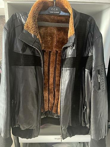 коженная: Продаю кожаную куртку с натуральным мехом. Размер 52. (5xl) — 3