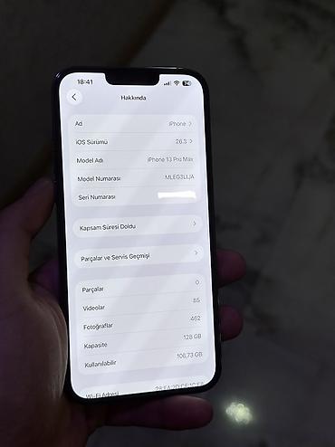 Apple iPhone: IPhone 13 Pro Max, 128 GB, Sierra Blue, Zəmanət, Simsiz şarj, Face ID -da lalafo.az — 7 Apple iPhone: IPhone 13 Pro Max, 128 GB, Sierra Blue, Zəmanət, Simsiz şarj, Face ID — 7