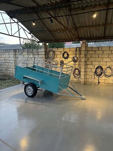 soyuducu maşın: Tək oxlu yüngül qoşqu - Möhkəm metal karkas, yüksək yan tərəflər və — 9