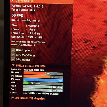 Комплектующие для ПК: Видеокарта для ПК, Б/у, Asus, GeForce RTX, 8 ГБ — 4