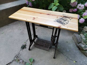 polovni nameštaj izlazak – слике: Singer vintage sto unikat 90*39 cm visina stola 73.5 cm debljina