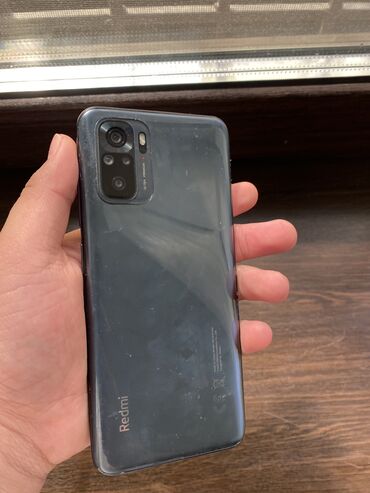 Redmi: Redmi, Redmi Note 10, Б/у, 128 ГБ, цвет - Синий, 2 SIM