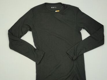 czarne koronkowe bluzki z długim rękawem: Blouse, M (EU 38), condition - Very good