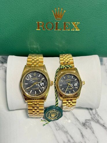 Наручные часы: Rolex 😍🔥 Кварцевый механизм Ремень и корпус стальной Один календарь 1