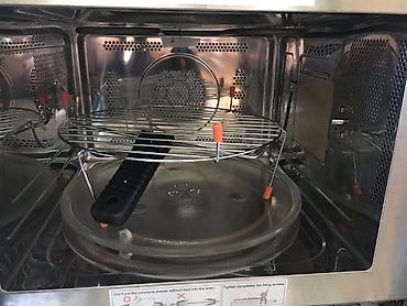 pelet sobası: Mikrodalğalı soba Kenwood, Ayrıca dayanan, Konveksiya ilə, rəng - Boz, Yeni — 7