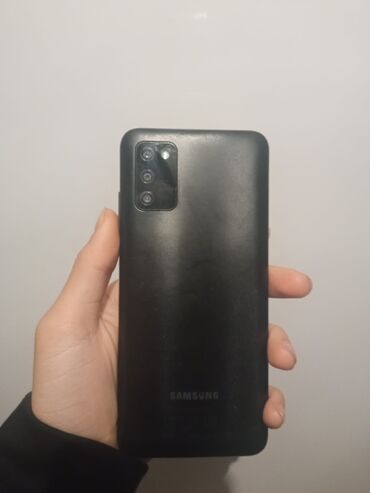 Samsung: Samsung Galaxy A03s, 64 GB, rəng - Qara, Barmaq izi