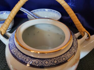 Kompleti posuđa: Servis nov za caj i kafu Jing dezen pirincani porcelan iz 50ih — 10