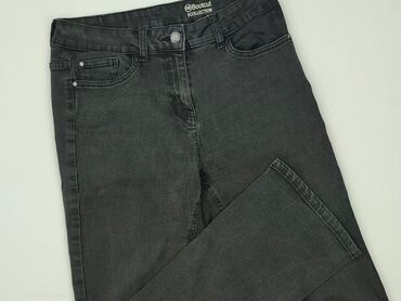 legginsy lateksowe z wysokim stanem: Jeansy damskie, rozmiar M