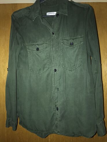 svečana košulja: Shirt Zara, M (EU 38), color - Green