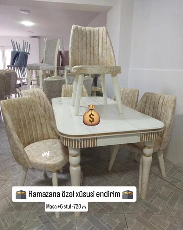 qedimi stullar: Yeni, 6 stul