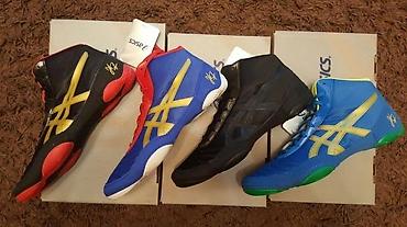 борцовки: Мужские кроссовки, 32, 33, 34, Asics, Б/у, цвет - Белый, Самовывоз, Платная доставка — 2