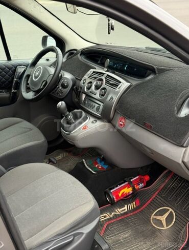 Renault: Renault Scenic (II) – kompakt miniven - Kuzov: 5 qapılı, boz rəng - — 7