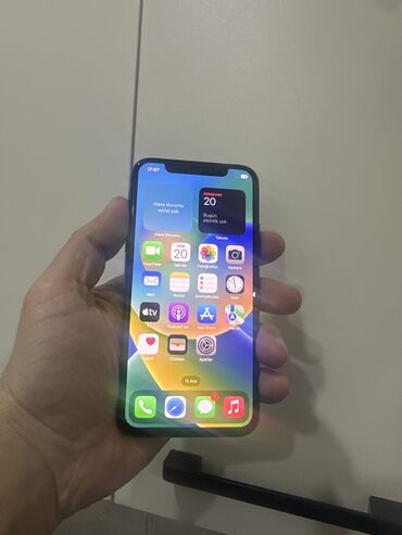 Apple iPhone: IPhone X, 256 GB, Qara, Face ID