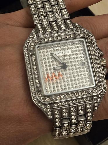 cartier azerbaijan: Cartier tərzində zərif qadın qol saatı - Korpus: qızılı tonlarda — 9