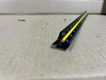 Ostali merni alati: Aluminijumsko arhitektonsko trostrano lenjire – skalar - Materijal — 14