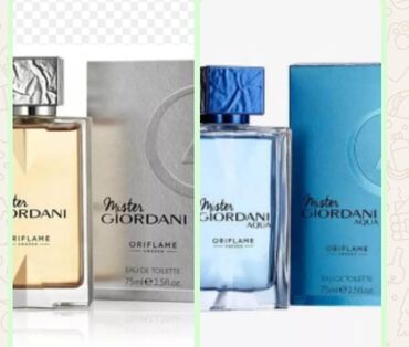 Ətriyyat: Oriflame Mister Giordani Aqua75ml., Mister Giordani 75ml. Her biri