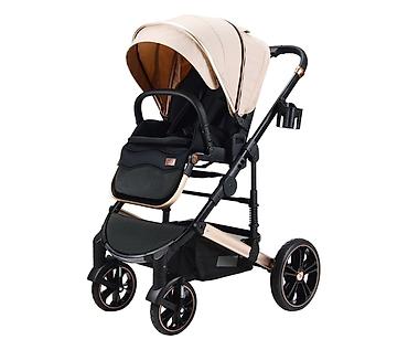 prsluci za devojcice h: BBO MegaMove Set – 2u1 kolica sa I-Size autosedištem, Latte (SKU — 4