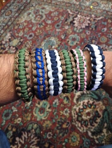 Bilərziklər: Parakord bilərziklər – əl işi Məhsul təsviri: - Yüksək keyfiyyətli — 6