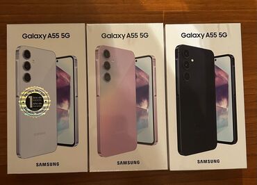 Samsung: Samsung Galaxy A55, 256 GB, Sensor, Barmaq izi, İki sim kartlı