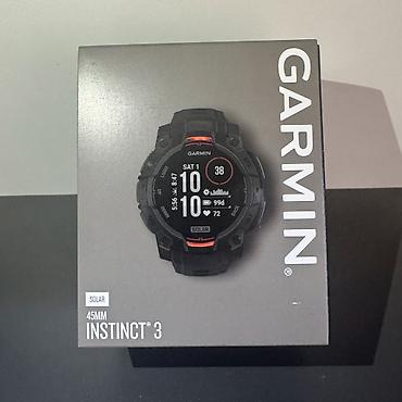 Garmin Instinct 3 SOLAR 45 mm. Новые в пленке, полный комплект. Самые