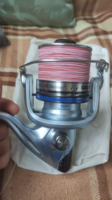 Ovçuluq və balıqçılıq: Shimano katuşka active surf 270 metr shock leader li leskadi heçbir