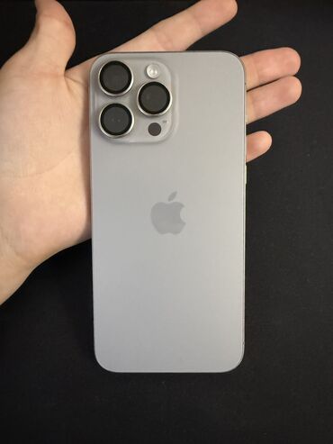 айфон 11 pro max цена в бишкеке: IPhone 15 Pro Max, Колдонулган, Natural Titanium, Каптама, Кабель, Куту, 89 %