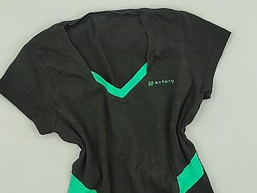 czarne dresy: T-shirt damski, rozmiar S — 1