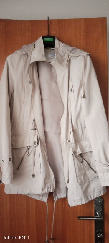 pamucna jakna: S (EU 36), M (EU 38), Upotrebljenо, Sa postavom, bоја - Bež