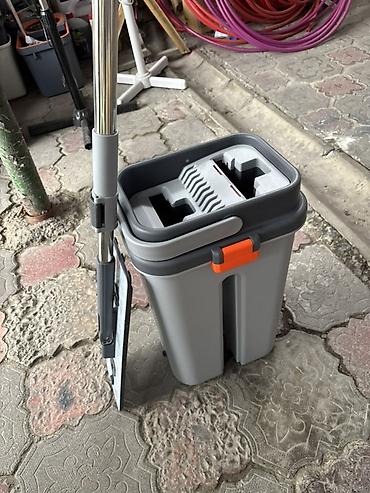 7st cleaner: Комплект для мытья полов S11 с ведром и шваброй - Двухкамерное ведро — 4