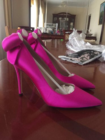 стильные летние туфли: Туфли 38, цвет - Розовый