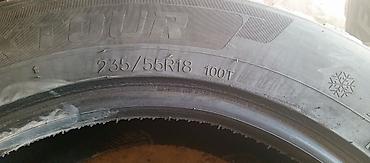Шины 235 / 55 / R 18, Зима, Б/у, Комплект, Легковые
