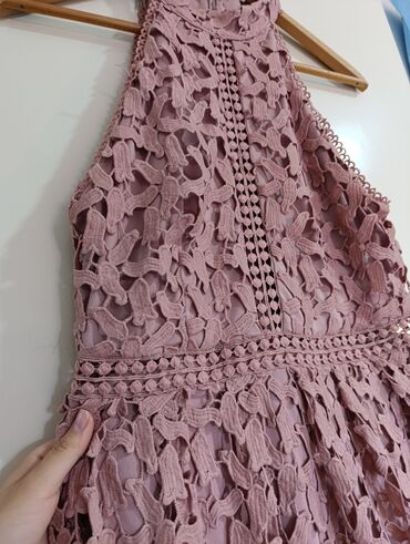 kucne haljine za punije: M (EU 38), bоја - Roze, Drugi stil, Na bretele