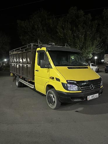 афтаномка на спринтер: Грузовой фургон Mercedes-Benz Sprinter (желтый кабина, черный — 1