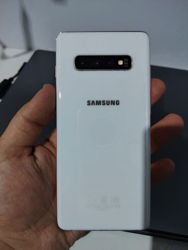 behringer ses kartı: Samsung Galaxy S10 Plus, 128 GB, rəng - Ağ, Sensor, Barmaq izi, Simsiz şarj