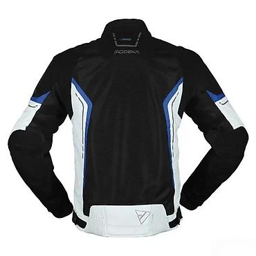 cloudtec patike: Modeka muška moto jakna – sportsko‑turistički kroj - Materijal — 2