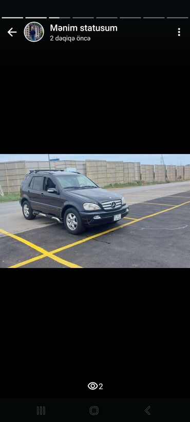 turbo az mercedes çeşka: Mercedes-Benz ML 350: 3.5 l | 2003 il Ofrouder/SUV