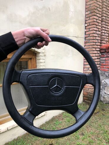 автозапчасти на гольф 3: Mercedes-Benz sükan çarxı - Material: orijinal dəri/rezin örtüklü, üç
